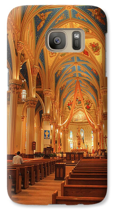 Cathedral Galaxy S7 Case featuring the photograph God Do You Hear Me by Ken Smith