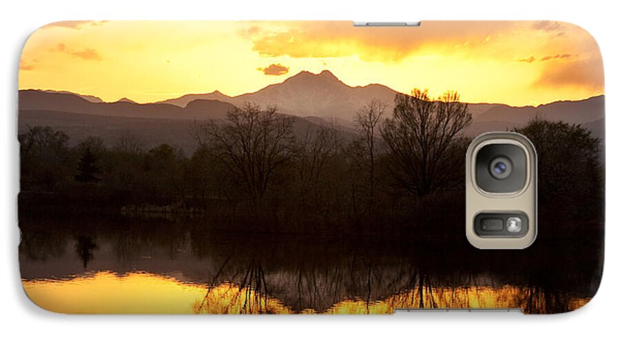Longs Peak Galaxy S7 Case featuring the photograph Golden Ponds Longmont Colorado by James BO Insogna