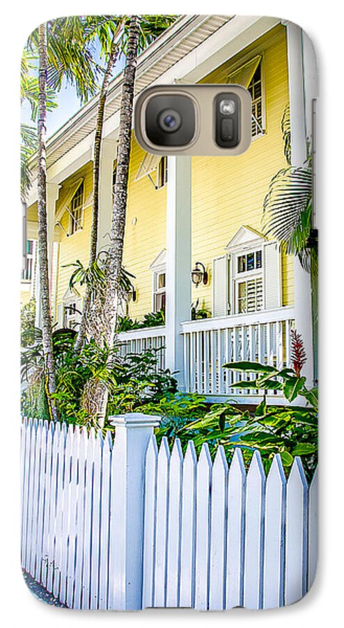Home Galaxy S7 Case featuring the photograph Homes of Key West 14 by Julie Palencia