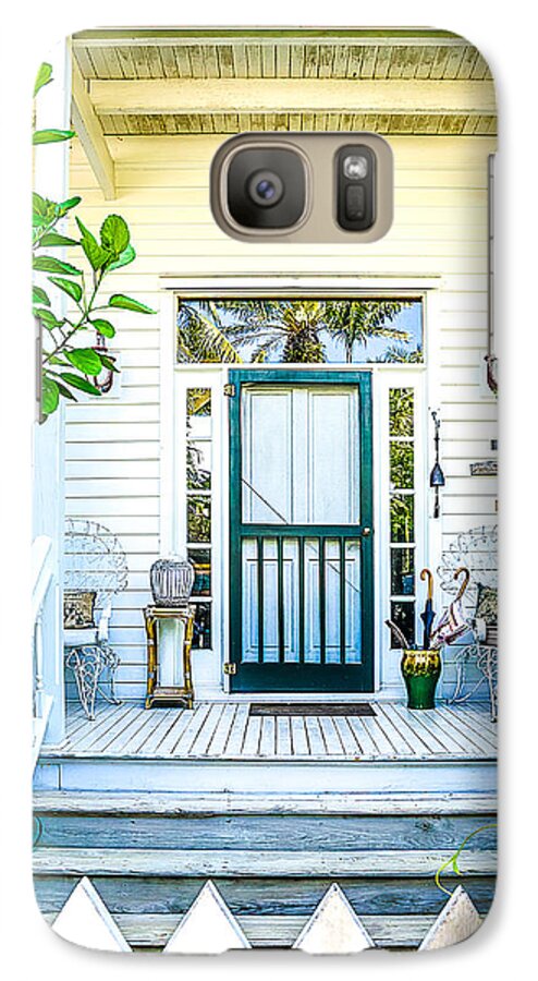 Home Galaxy S7 Case featuring the photograph Homes of Key West 9 by Julie Palencia