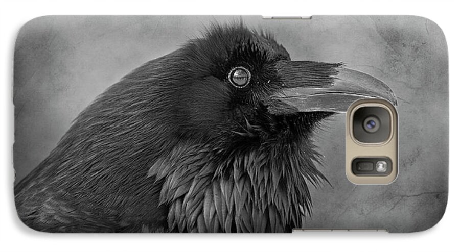 Nina Stavlund Galaxy S7 Case featuring the photograph Huginn... by Nina Stavlund