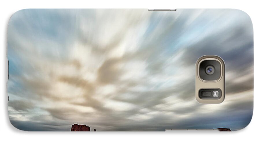 Artwork Galaxy S7 Case featuring the photograph In the Clouds by Jon Glaser
