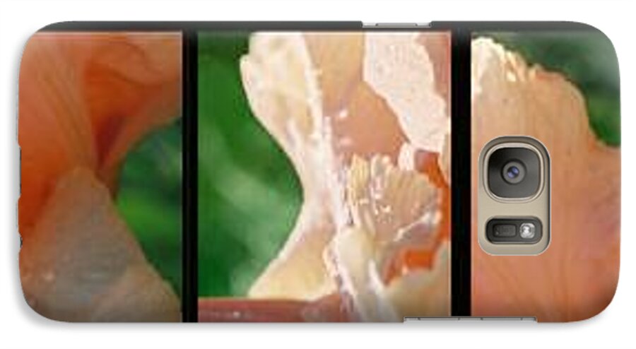Abstract Galaxy S7 Case featuring the photograph Iris by Steve Karol