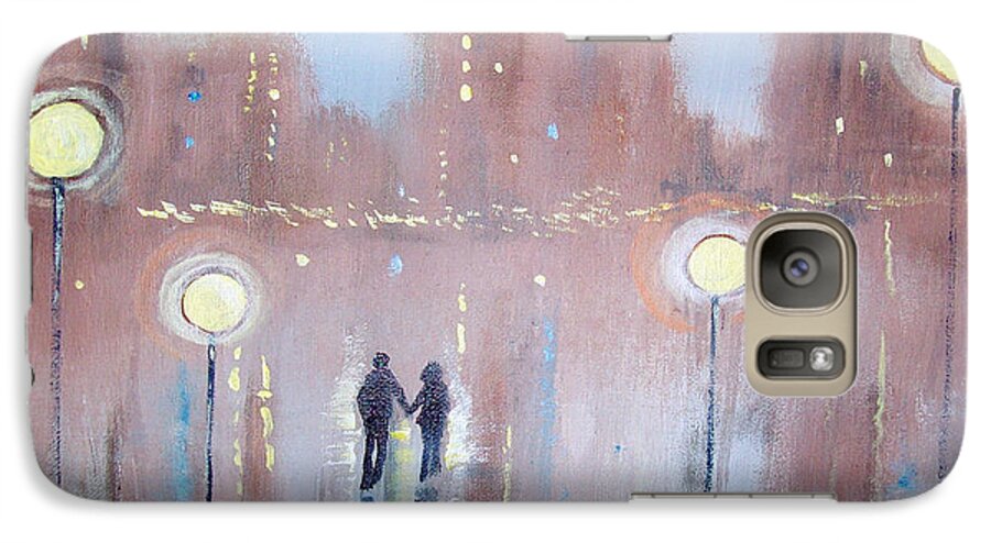 Art Galaxy S7 Case featuring the painting Joyful Bliss by Raymond Doward