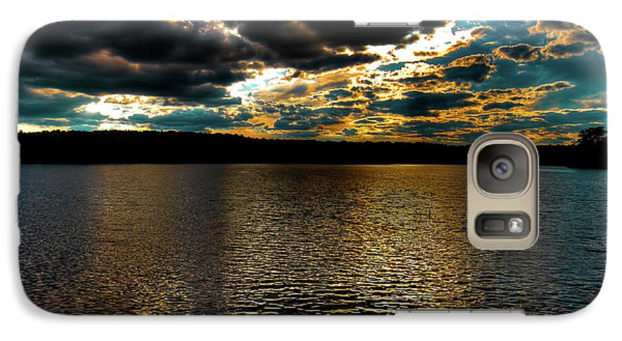 June Sunset On Nicks Lake Galaxy S7 Case featuring the photograph June Sunset on Nicks Lake by David Patterson