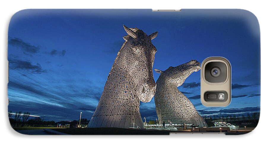 Horses Galaxy S7 Case featuring the photograph Kelpies by Terry Cosgrave
