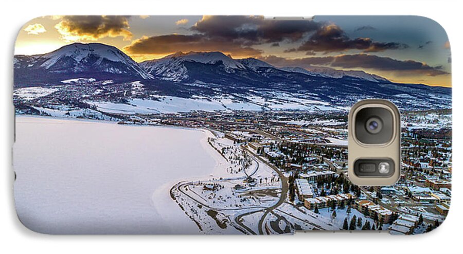 Lake Dillon Galaxy S7 Case featuring the photograph Lake Dillon Sunset by Sebastian Musial
