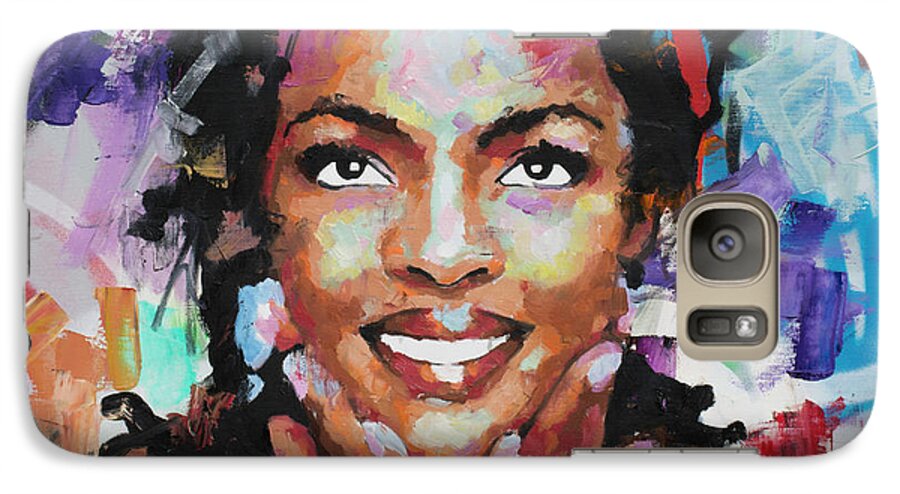 Lauryn Galaxy S7 Case featuring the painting Lauryn Hill by Richard Day