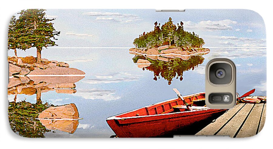 Maine Galaxy S7 Case featuring the photograph Maine-tage by Peter J Sucy