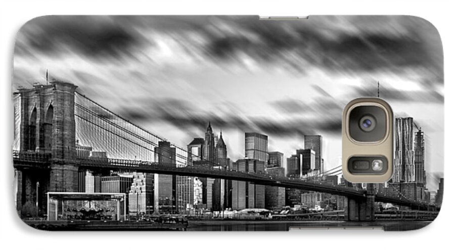 New York City Galaxy S7 Case featuring the photograph Manhattan Moods by Az Jackson