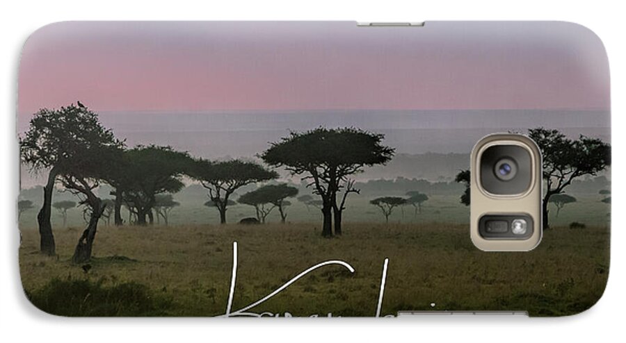 Masai Mara Galaxy S7 Case featuring the photograph Mara Dawn by Karen Lewis