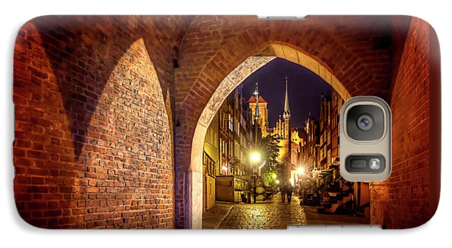 Mariacka Galaxy S7 Case featuring the photograph Mariacka By Night by Carol Japp