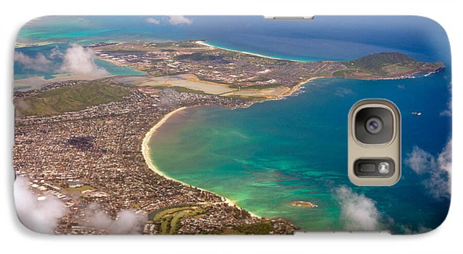 Hawaii Galaxy S7 Case featuring the photograph MCBH Aerial view by Dan McManus