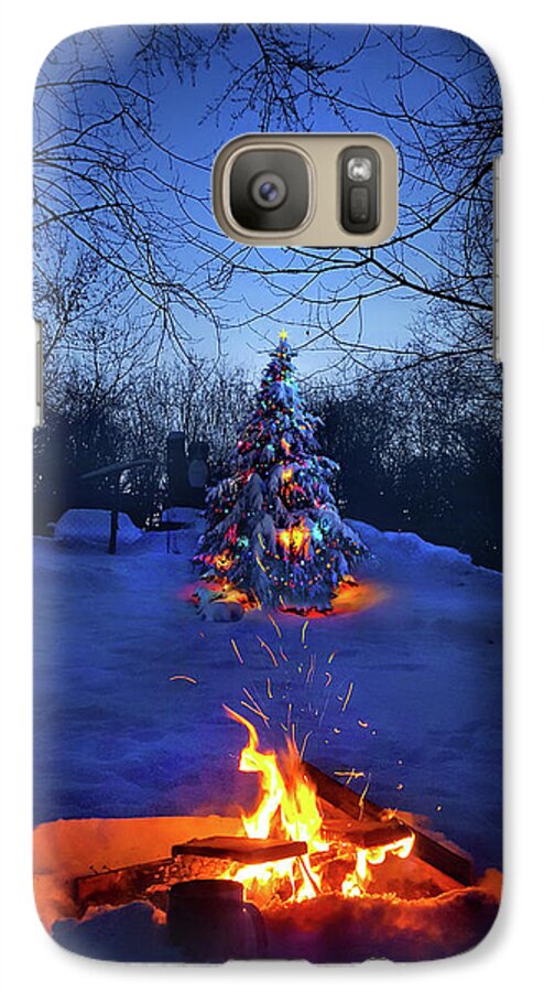 Christmas Tree Galaxy S7 Case featuring the photograph Merry Christmas by Phil Koch
