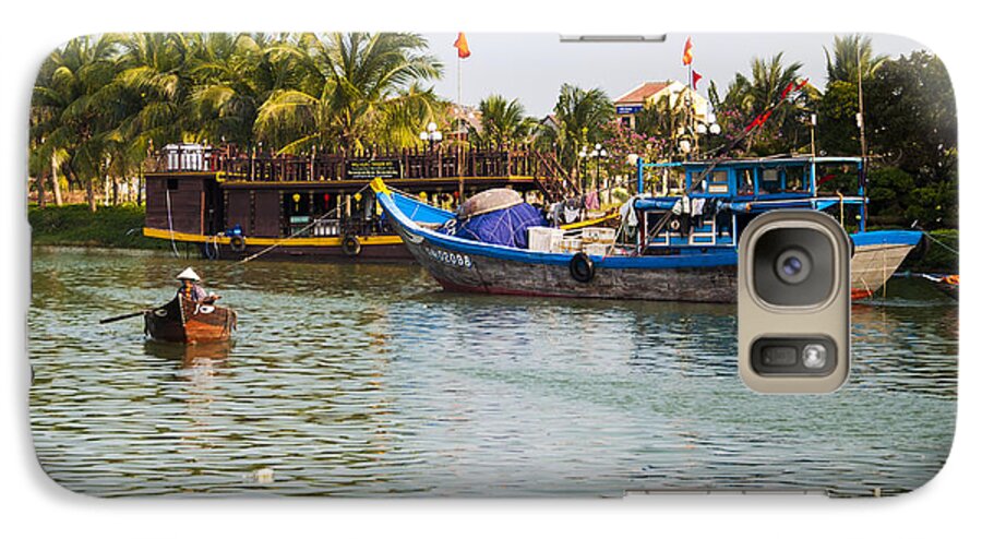 Hoi An Galaxy S7 Case featuring the photograph Messing About on the River by Rob Hemphill