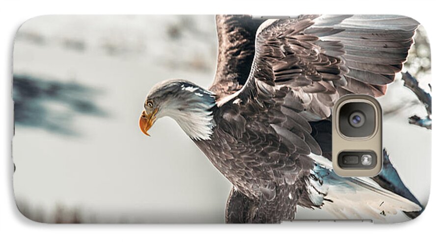 America Galaxy S7 Case featuring the photograph Metallic Bald Eagle by Art Atkins