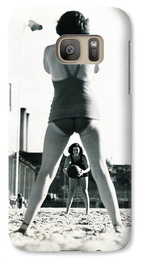 Inwood Galaxy S7 Case featuring the photograph Miramar Pool, 1932 by Cole Thompson