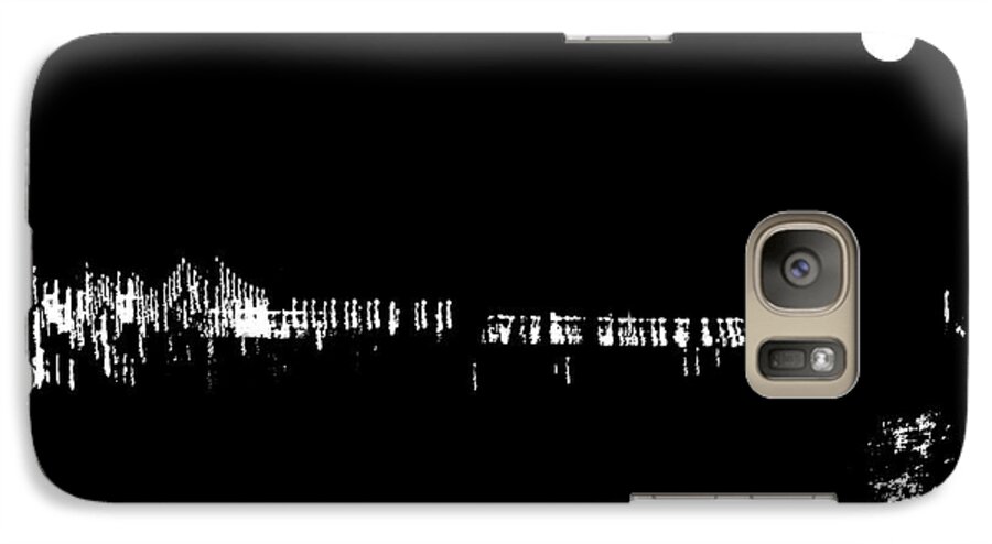 Moon Galaxy S7 Case featuring the photograph Moon Over the Hudson by JoAnn Lense
