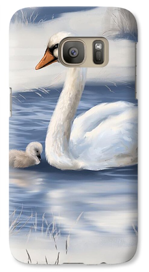 Love Galaxy S7 Case featuring the painting Mother love by Veronica Minozzi