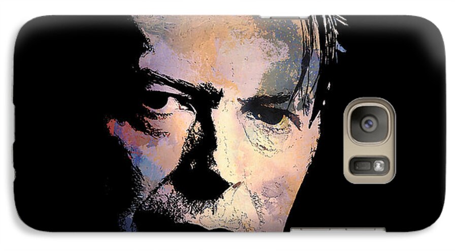 David Galaxy S7 Case featuring the painting Music legend. by Andrzej Szczerski