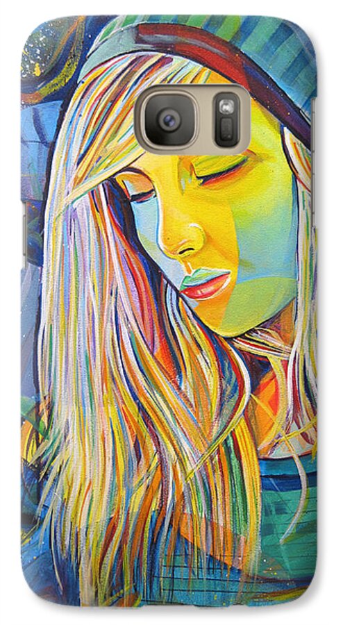 Colorful Galaxy S7 Case featuring the painting My Love by Joshua Morton