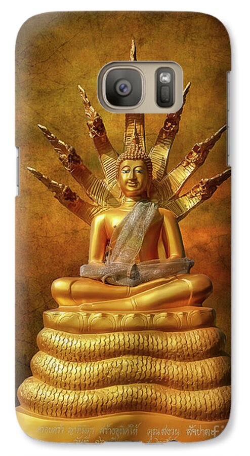 Buddha Galaxy S7 Case featuring the photograph Naga Buddha by Adrian Evans