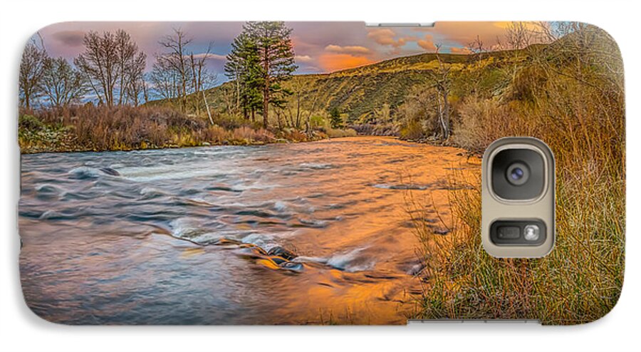 Landscape Photography Galaxy S7 Case featuring the photograph Nevada Gold by Scott McGuire