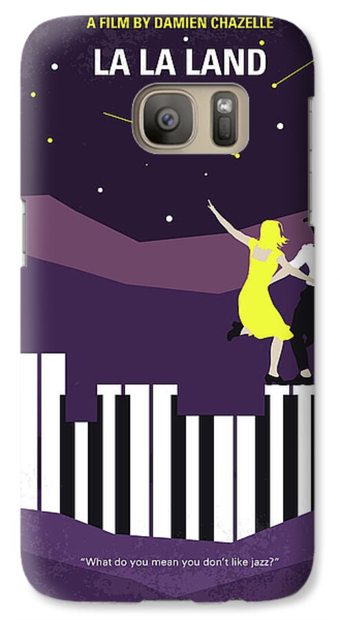 La La Land Galaxy S7 Case featuring the digital art No756 My La La Land minimal movie poster by Chungkong Art