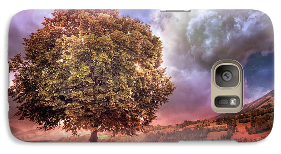 Appalachia Galaxy S7 Case featuring the photograph One Tree in the Meadow by Debra and Dave Vanderlaan