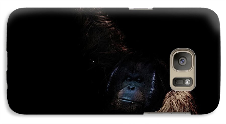 Orangutan Galaxy S7 Case featuring the photograph Orangutan by Martin Newman