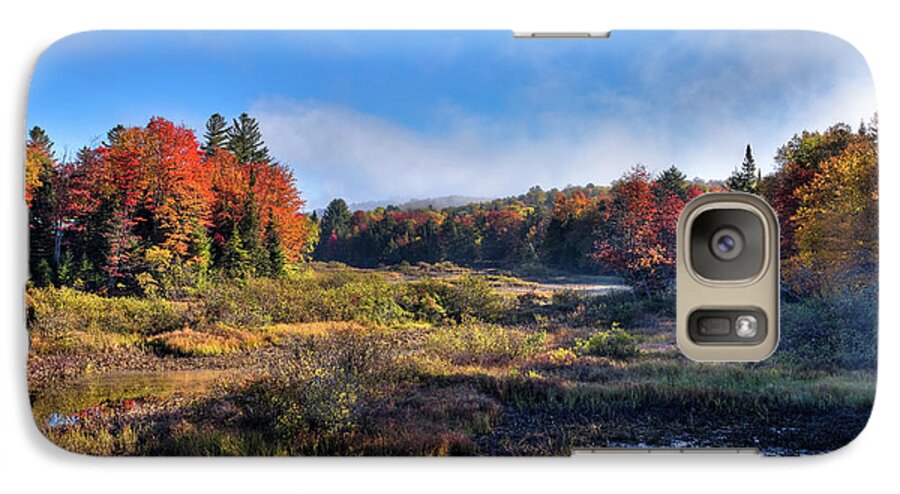 David Patterson Galaxy S7 Case featuring the photograph Patches of Fog at the Green Bridge by David Patterson
