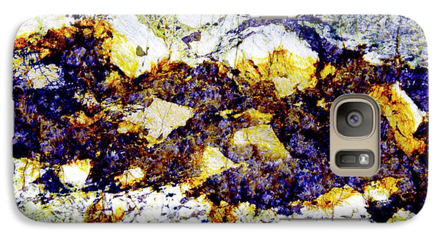 D5-a-0212 Galaxy S7 Case featuring the photograph Patterns in Stone - 212 by Paul W Faust - Impressions of Light