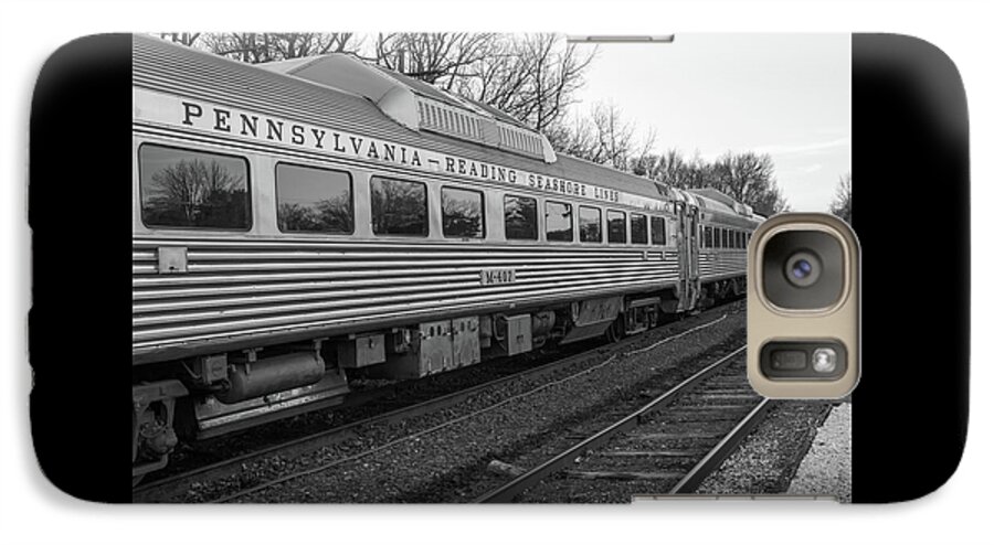 Terry D Photography Galaxy S7 Case featuring the photograph Pennsylvania Reading Seashore Lines Train by Terry DeLuco