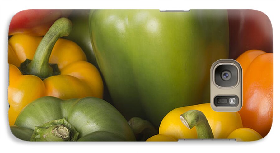 Peppers Galaxy S7 Case featuring the photograph Peppered Delight by Laura Pratt