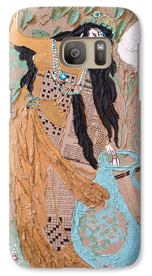 Persian Galaxy S7 Case featuring the painting Persian painting 3D by Sima Amid Wewetzer