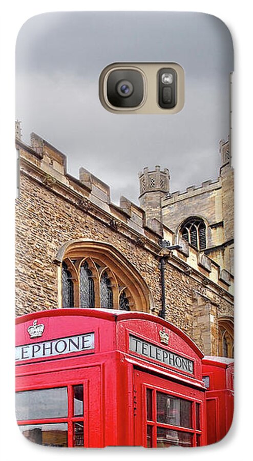 Cambridge Galaxy S7 Case featuring the photograph Phone Home - Gt St Marys Church Cambridge by Gill Billington