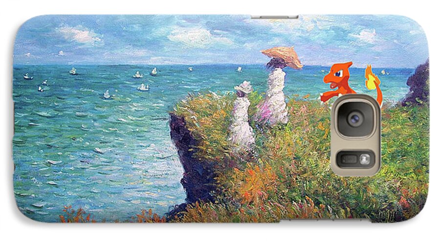 Pokemon Go Galaxy S7 Case featuring the digital art Pokemonet Seaside by Greg Sharpe