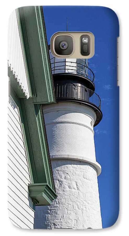 Travel Galaxy S7 Case featuring the photograph Portland Head Light Detail by Arthur Dodd