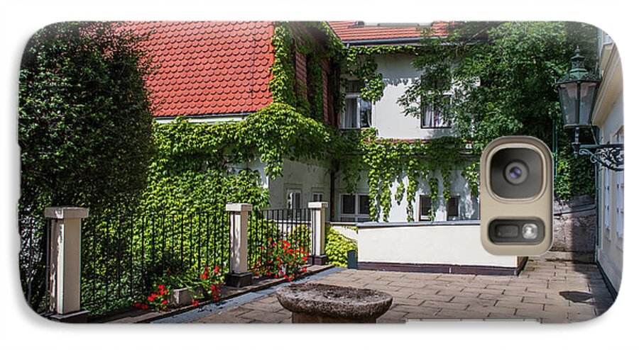 Jenny Rainbow Fine Art Photography Galaxy S7 Case featuring the photograph Prague Courtyards by Jenny Rainbow