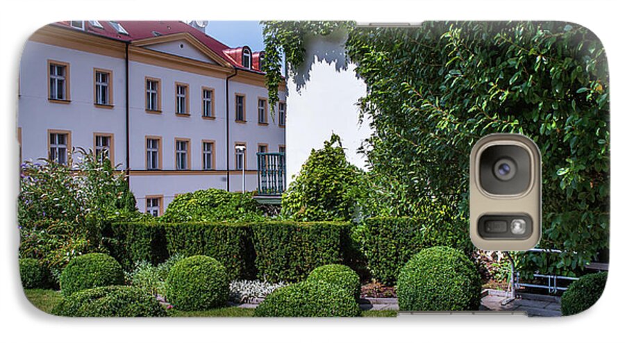 Jenny Rainbow Fine Art Photography Galaxy S7 Case featuring the photograph Prague Courtyards. Regular Style Garden by Jenny Rainbow