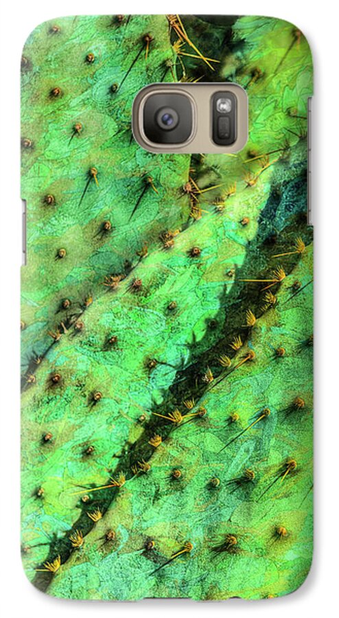 Prickly Pear Galaxy S7 Case featuring the photograph Prickly by Paul Wear
