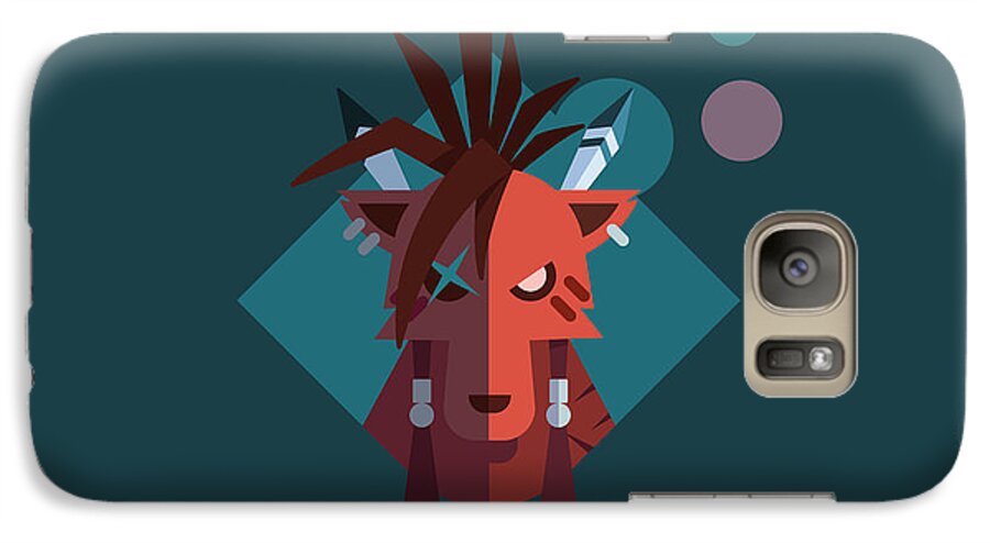 Ffvii Galaxy S7 Case featuring the digital art Red XIII by Michael Myers