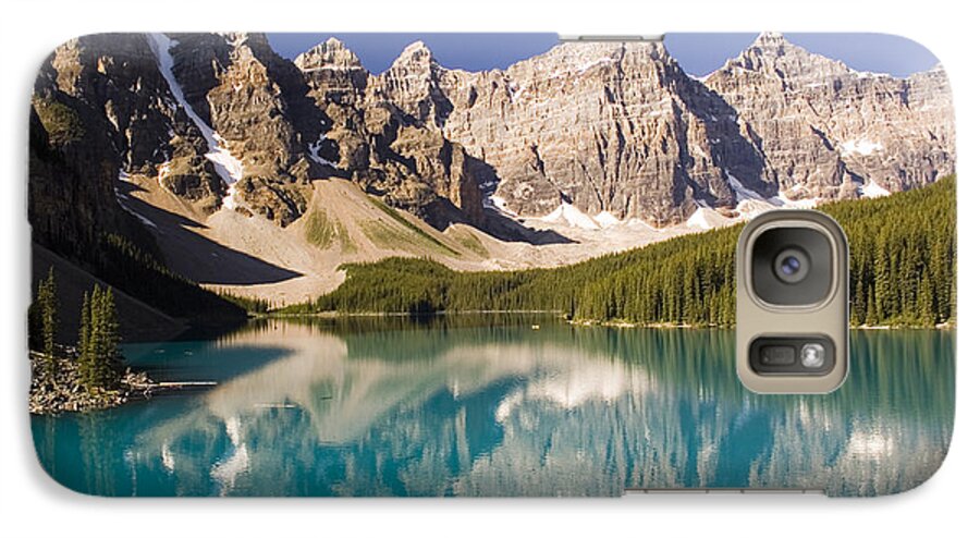 Canada Galaxy S7 Case featuring the photograph Reflections of Moraine Lake by Andrew Serff