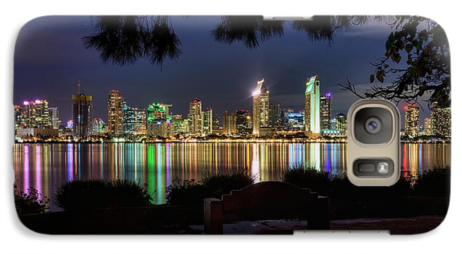 San Diego Galaxy S7 Case featuring the photograph San Diego Skyline by Eddie Yerkish
