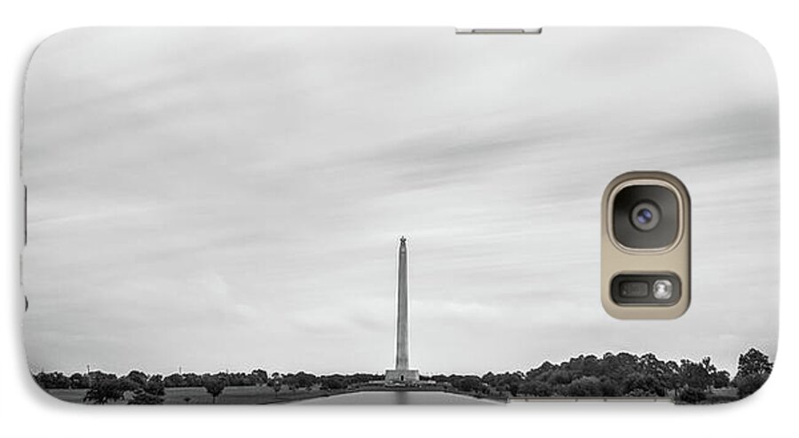 San Jacinto Monument Galaxy S7 Case featuring the photograph San Jacinto Monument Long Exposure by Todd Aaron