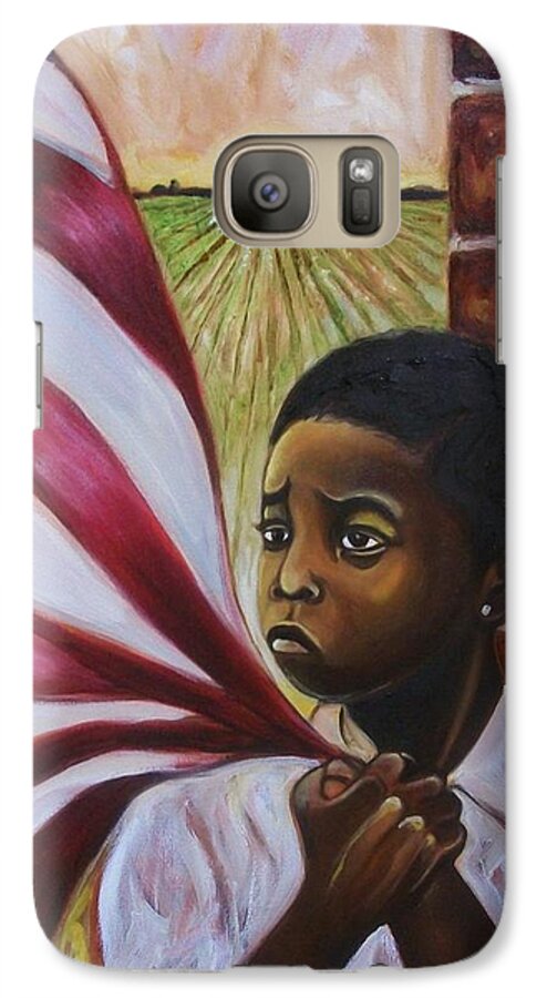 Emery Franklin Art Galaxy S7 Case featuring the painting See Yourself by Emery Franklin