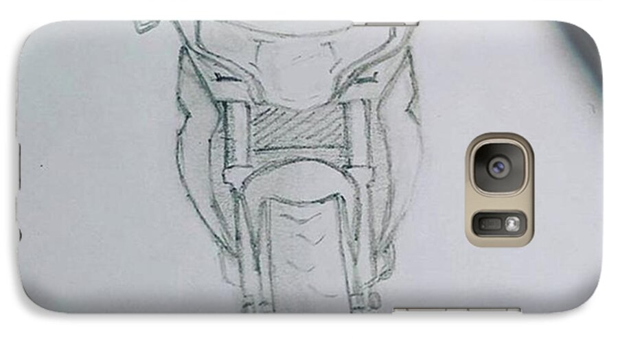Cbr250r Galaxy S7 Case featuring the drawing Sket Cbr250r #cbr250r by Yusup Darman Jati
