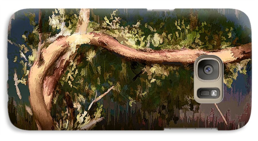 Tree Galaxy S7 Case featuring the digital art Snake Tree by Dale Stillman