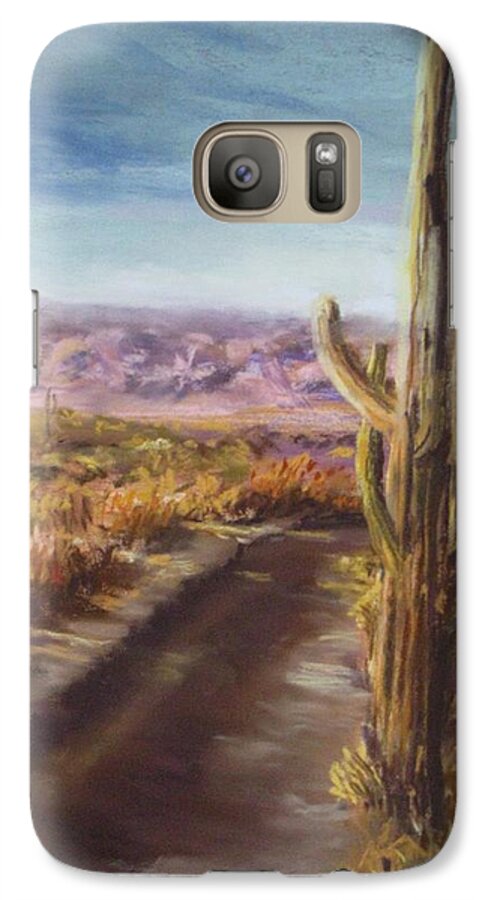 Desert Galaxy S7 Case featuring the painting Southern Arizona by Jack Skinner