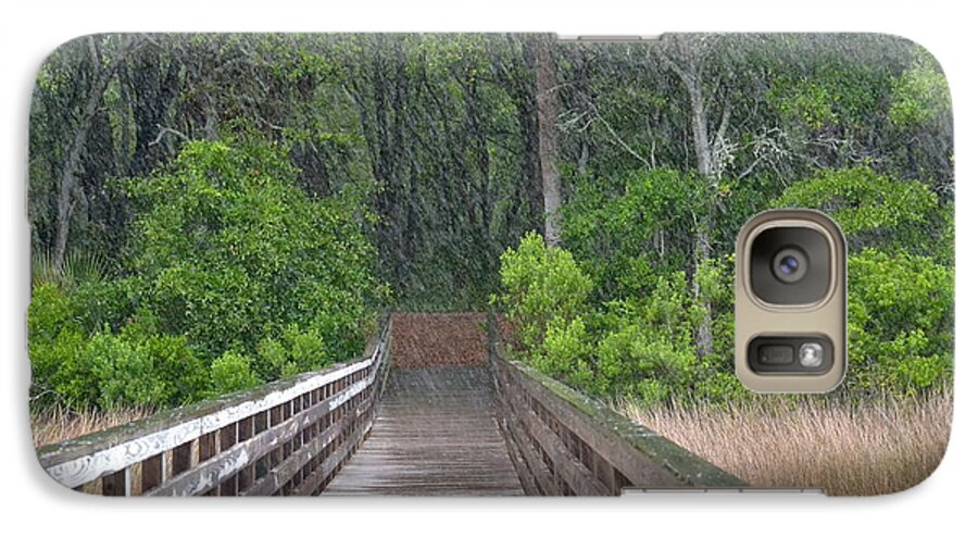 Rain Galaxy S7 Case featuring the photograph Spring Rain by Carol Bradley